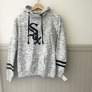⭐️ NEW J. America Small Rhinestone Chicago White Sox Gray Hoodie Sweatshirt